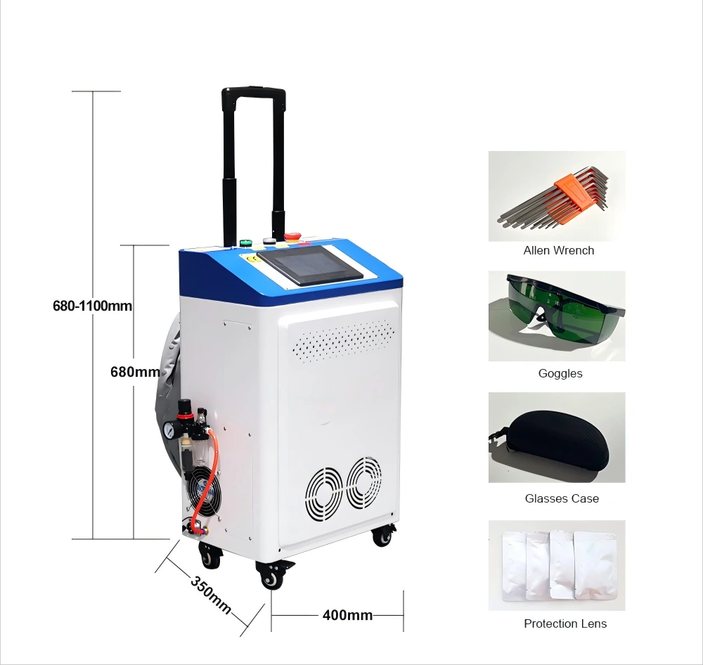 SWT Laser Reiniging Trolley